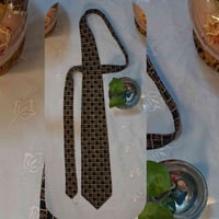 كرافتة حرير • تصميم كلاسيكي • كحلي ذهبي