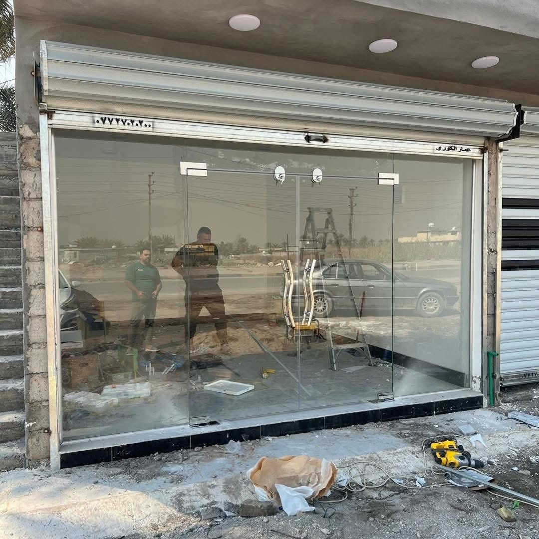 مستعدون لعمل واجهات الزجاج السكيورتي ١٠ ملم
للبنايات والمحلات والفنادق 
ابواب هايدروليك الامنيوم g60
ابواب سلايد
ابواب سوينك 
شاور حمام 
ابواب كهربائيه اوتوماتيك 
عمل زجاج بانورما للمصاعد
كافه أعمال المحجرات 
والكيرتن وول .وبإسعار تنافسية
للأتصال***********
