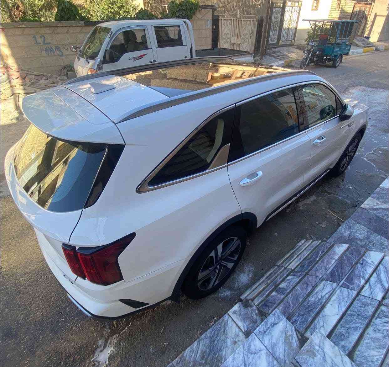 سورنتو 2023خليجية
ستة سلندر
فول مواصفات1/1
داتاشو
بنوراما
كراسي كهرباء
شاشة متصلة
كير ماوس
بصمة
سايد بريك دكمة
بردات
صندوك كهرباء
كامرك خلفية
مري شفط
حساسات
شفتات ستيرن
***********
