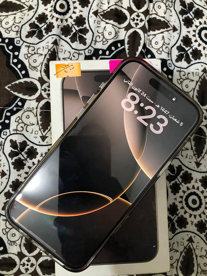 ايفون 16 برو ماكس 
بطاريه 100
مشحون 205
ذاكرته 256
شرق اوسط
سعره 1400 او بيه مجال 
رقم واتساب موجود ***********
