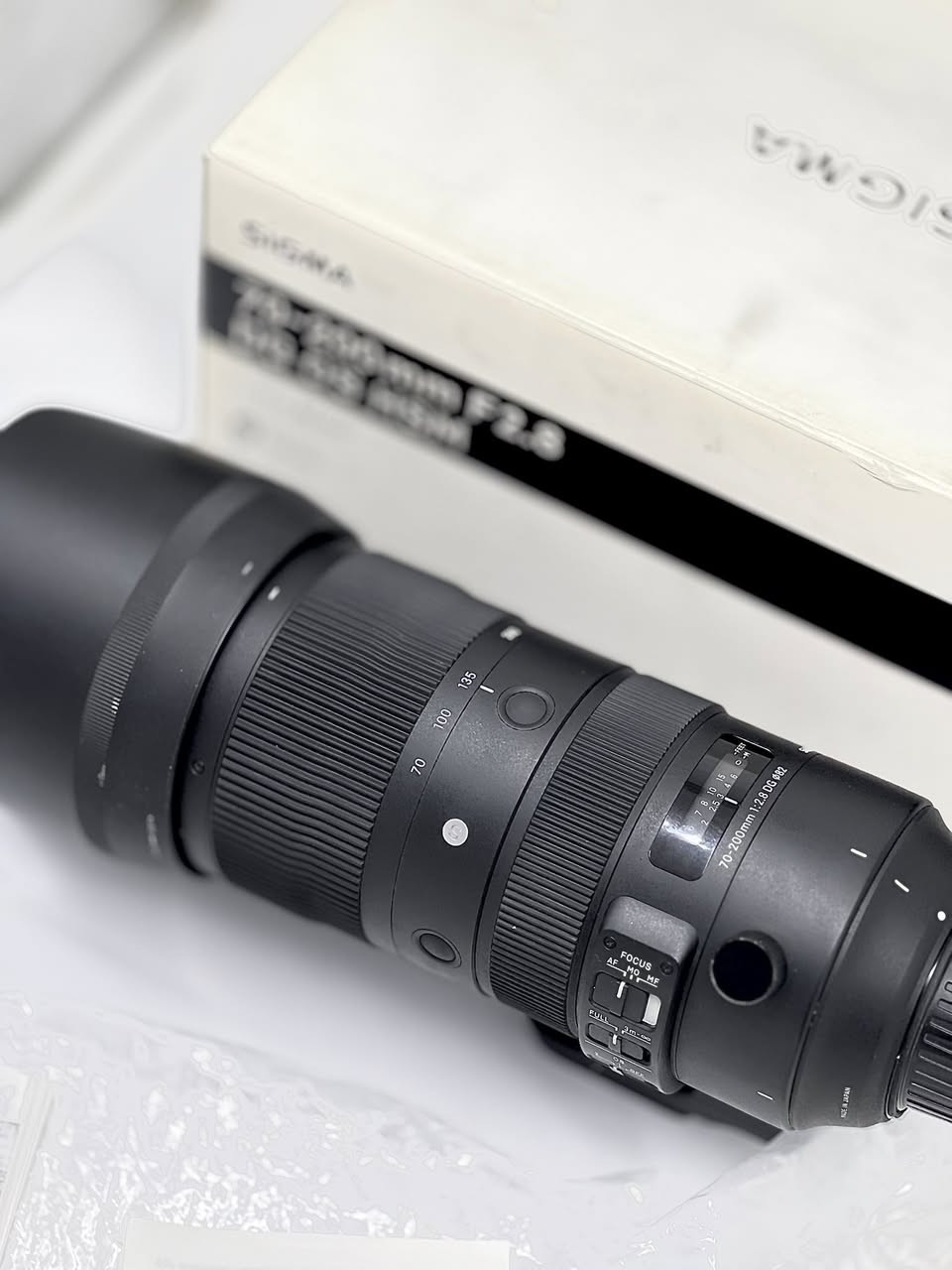 عدسه نيكون 70-200 فتحه 2.8 S سبورت
نضافه 100/100 زلخ مابيها 
كامله من كلشي كارتون كتلوك
السعر خاص 
***********
