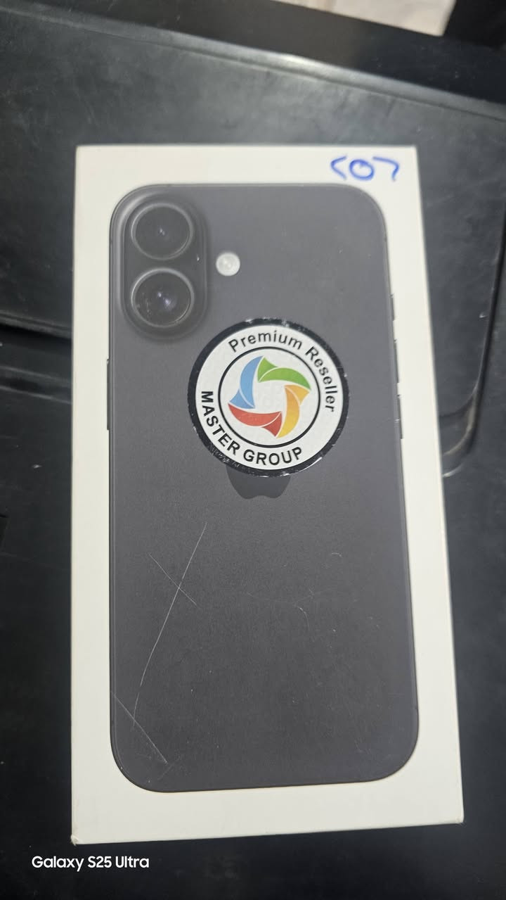 السلام عليكم ايفون 16 ذاكرة 256 ضمان ماستر لون اسود بطارية 96
السعر 930 وبي مجال  مكان ديالى ناحية جديدة الشط 
***********
