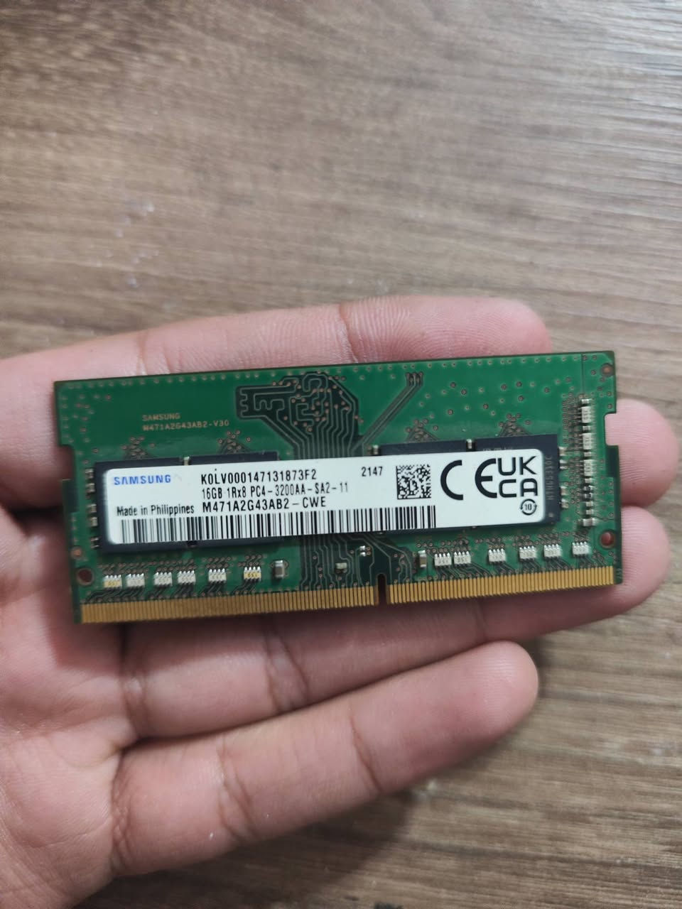 السلام عليكم
متوفر 3 رامات DDR 4 16GB 3200


**إذا كنت صاحب هذا الإعلان وتريد حذفه لأي سبب، رجاءا أرسل رسالة إلى الدعم الفني**