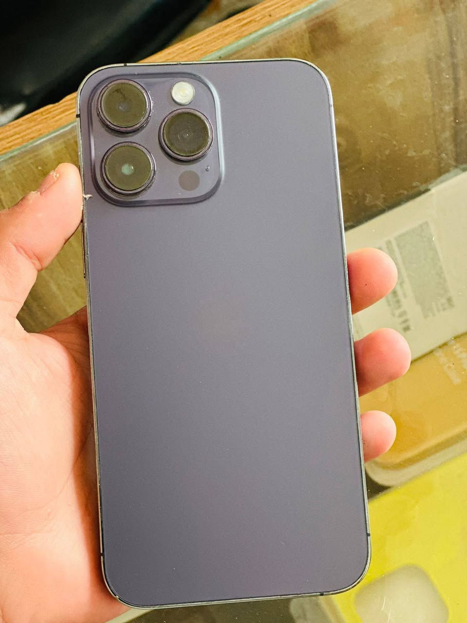 ايفون 14proMax كفاله عامه
بطاريه ٨٤ ذاكره 256 ماستر
***********
