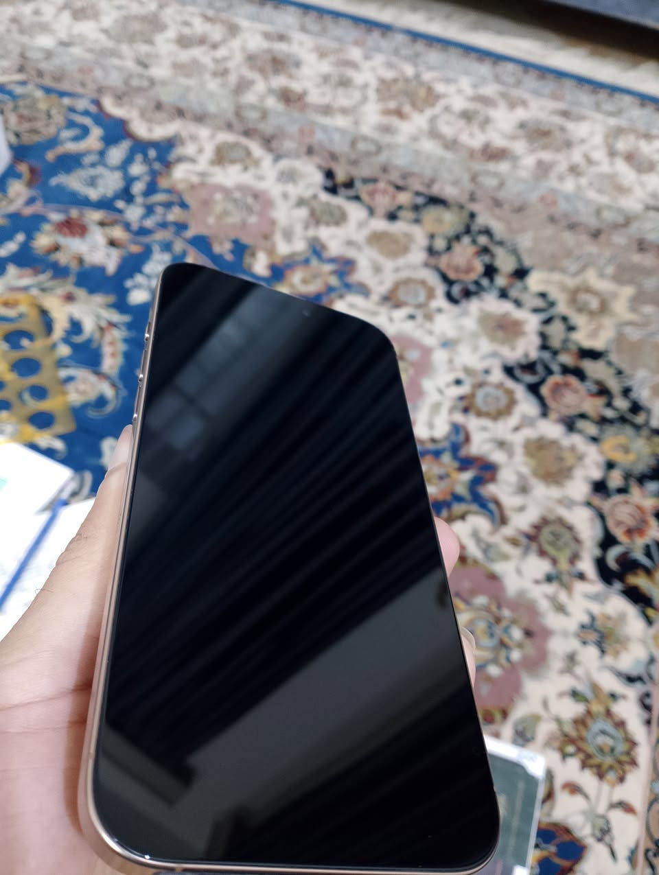 آيفون 16برو ماكس للبيع بطاريه 100
مشحون 53دوره

ذاكره 256

شرق اوسط 
دبل سيم كارت 

سعر مليون و500الف 

رقم التلفون ***********

عنوان كربلاء
