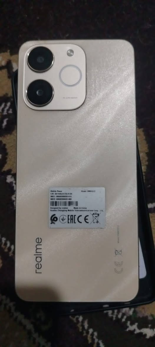 السلام عليكم موبايل للبيع ريلمي هوت 70 ذاكره 256 عشوائيه 8 + 8 كفاله عامه المكان بابل الكفل الرقم +نشرة9الوان ***********
