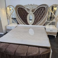 غرفه نوم يجنن 10 قطع مع دوشك طبي انارات شغال اي استفسار راسل صفحه او خ...