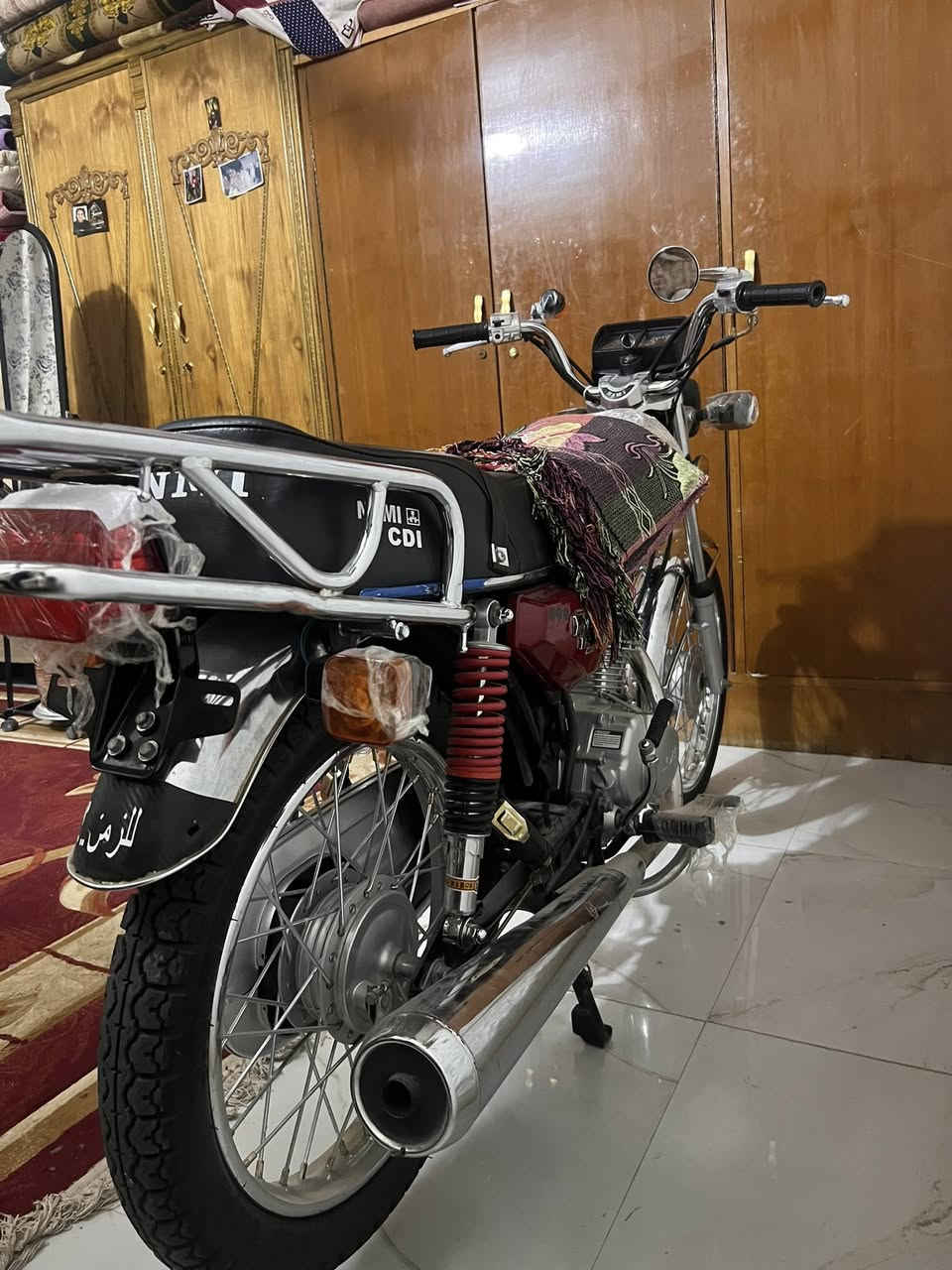 دراجه نامه للبيع الموديل 2025 كله جديد شاصي امتياز الباقي كله اصلي اوراق اسكنر للبيع السعر وتفاصيل خاص او تتصل ***********
