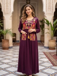 دشداشه • كشمير • تطريز ستراس