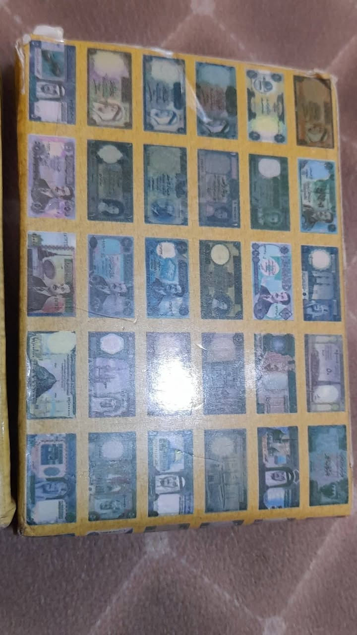 سيت ورق لعب غير مستخدم بظهر القطع صور لعملات عراقيه وعربيه الورق انتاج التسعينات


**إذا كنت صاحب هذا الإعلان وتريد حذفه لأي سبب، رجاءا أرسل رسالة إلى الدعم الفني**