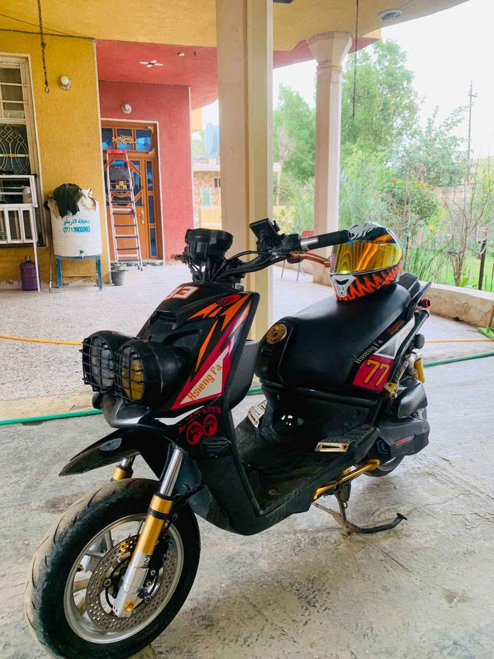 السلام عليكم جبلي للبيع رجاء  المو شراي لا يراسل ولا يخابر مكاني بغداد دراجه صار لها  20 يوم  من ماخذها من الرمبه وبيها وصل مال معرض)) دبلات خلفي
 دبلات امامي
 بكلايت حديث ار 6
 ستان صفح ستيرن
 كربون حقيقي قبق بنزين جيب شوته كاربون قبق كلجات كاسو سبايدر  رياضي صالنصه الرياضي هاوزن رياضي وياله رياضي المشيف ماكو برغي بلادي فارك رياضي بعد بيها هواي شغلات) مكاني بغداد *********** بي واتساب  سعرها مليونين و450 وبيها مجال )
