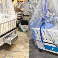 للبيع جديده بالباكيت مع دوشك جديد السعر 70 الف  لون ابيض واتساب 0777 6...