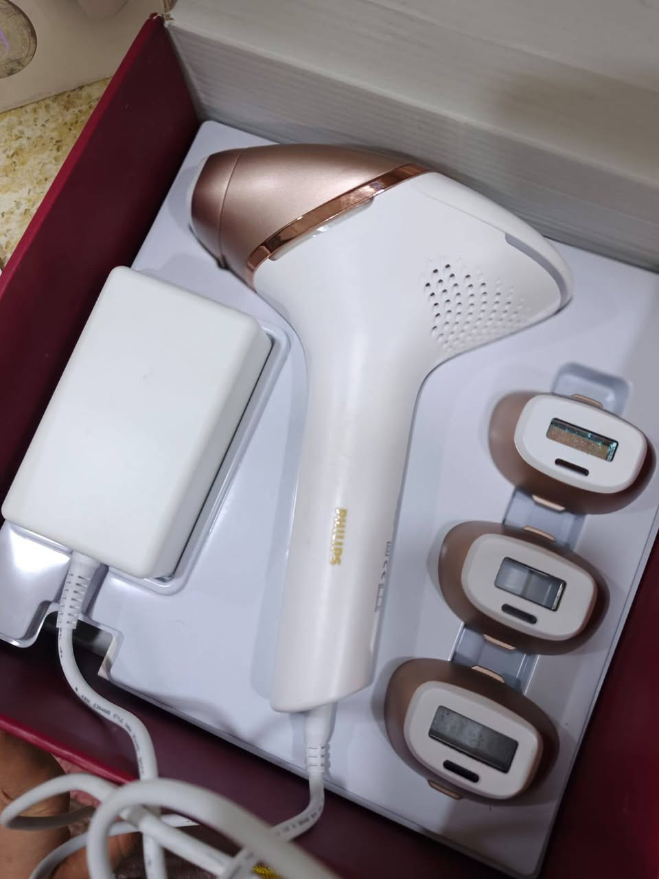 السلام عليكم
ليزر منزلي جديد وحديث 
السعر ٤٥٠ وبي مجاال 
لمعرفة التفاصيل الاتصال على الرقم التالي :
‏‪***********‬‏
