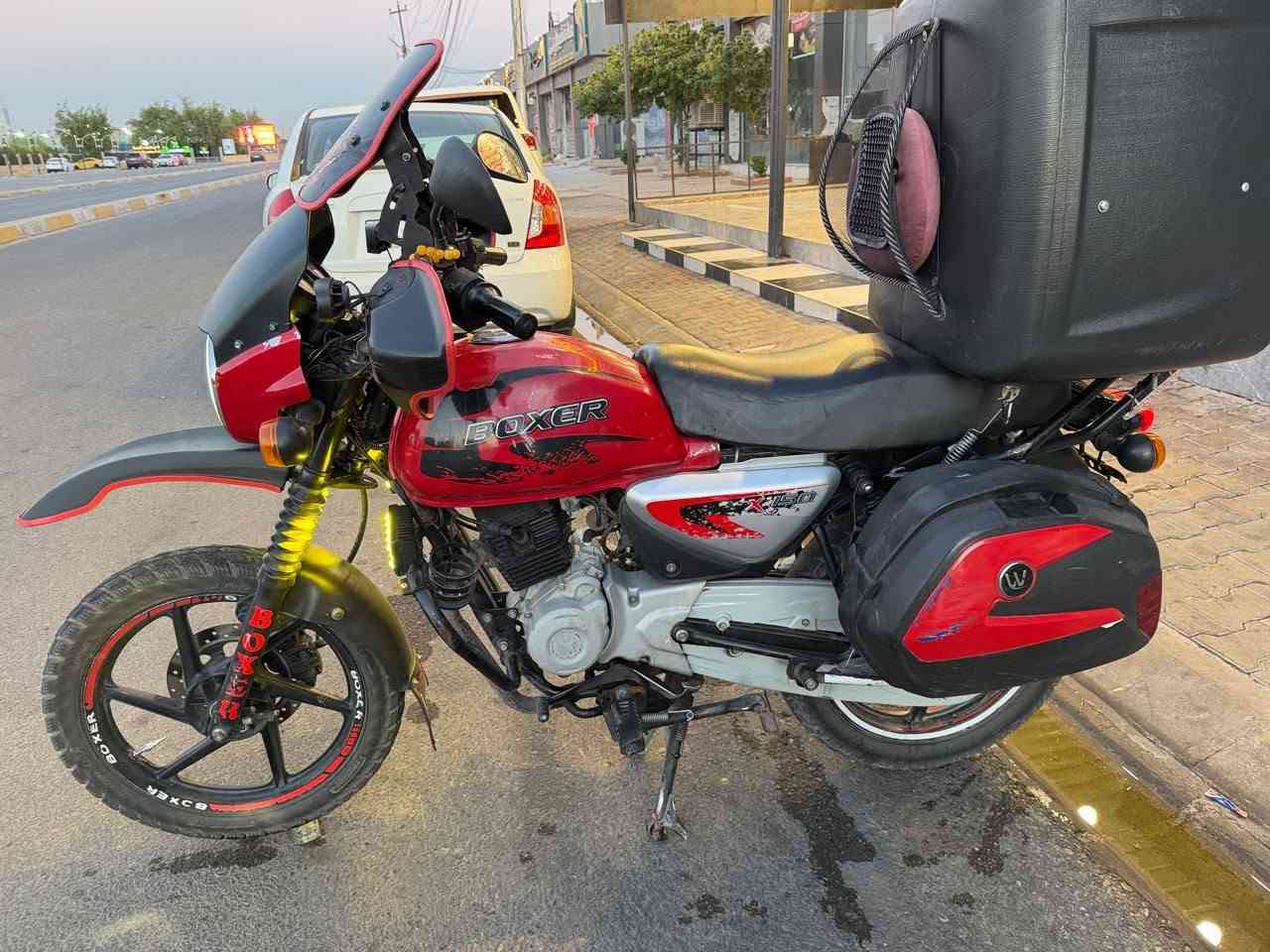 سلام عليكم دراجه بوكسر 2023 للبيع تدفيك جديد دراجه جاهزه الوان كركوك *********** واتساب
