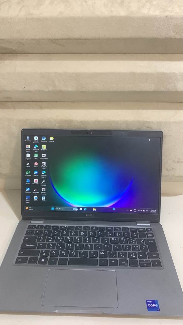 dell 5320
core 17 th11
ram 8 gb hard 256 ssd scrin 13 inch
250$ 
*********** أربيل, العراق
