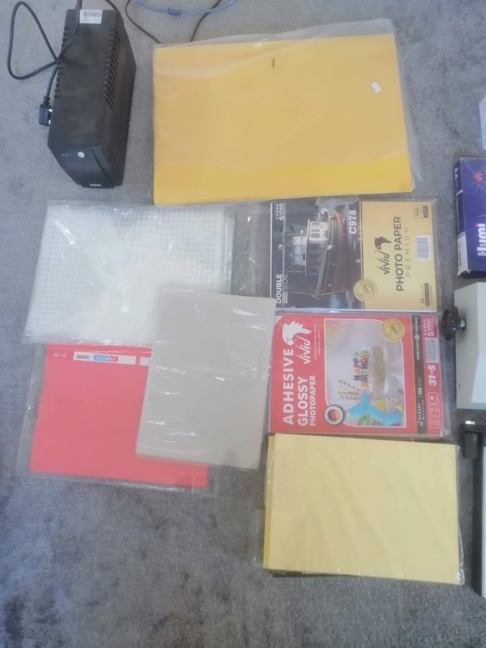 الطابعه 550 مع الحبر هديه. وباقي الأغراض  80


**إذا كنت صاحب هذا الإعلان وتريد حذفه لأي سبب، رجاءا أرسل رسالة إلى الدعم الفني**