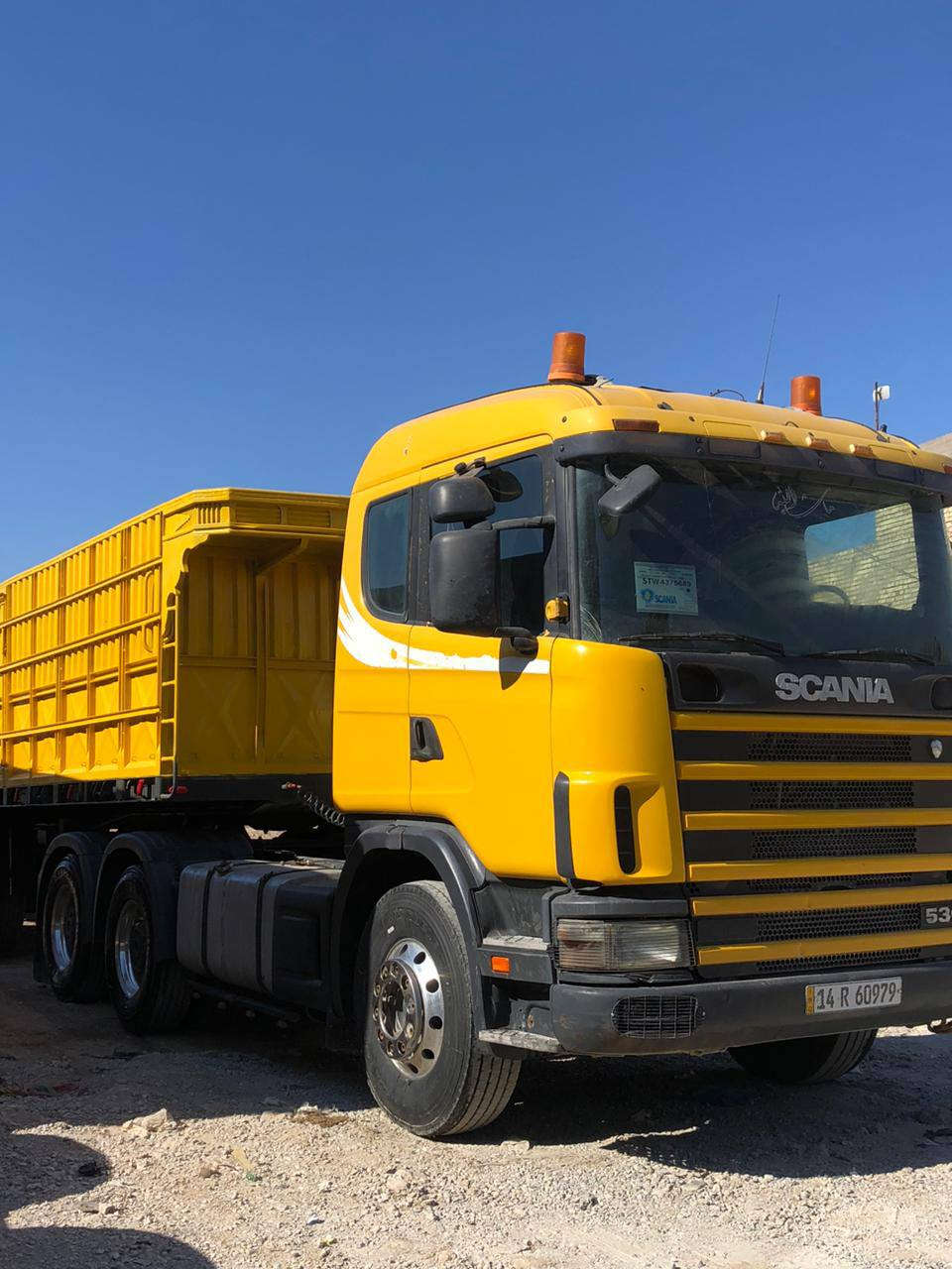 للبيع سكانيا ١٩٩٩بم ونوزل مكينه V8 530  مربوطه اجناب ثابتة
***********\***********
