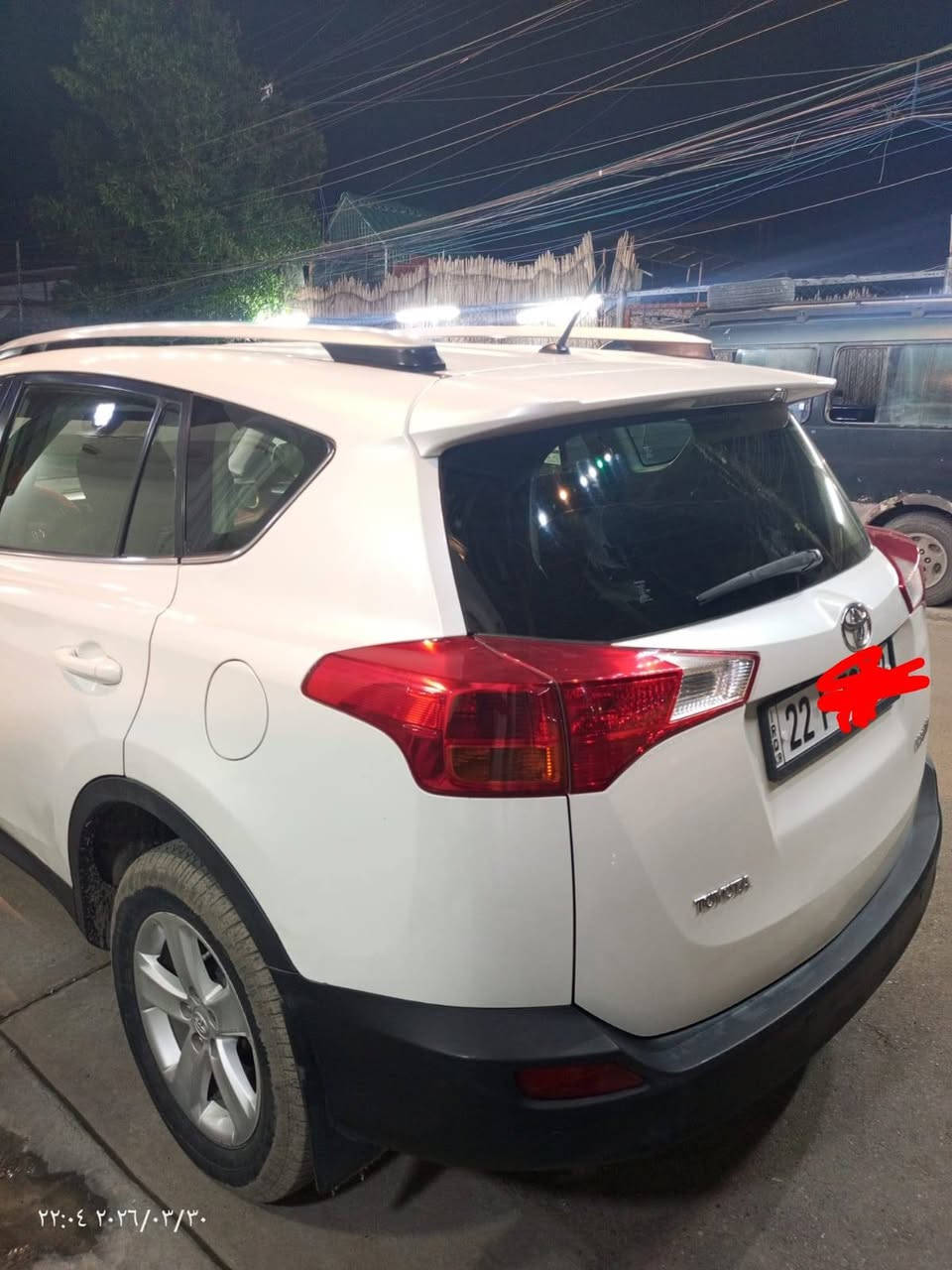 اللهم صلّ على محمد وآل محمد
للبيع راف فور ٢٠١٣ خليجي شركه جهان بيها تكحيلات وضربه بسيطه بالجاملغ الامامي جهه السايق كد شبر محرك كير صدر تبريد داخل جديدي ماشيه 200 الف قابل للزياده رقم اربيل انكليزي 
السعر 160 العنوان بغداد الغزاليه الهاتف ***********
