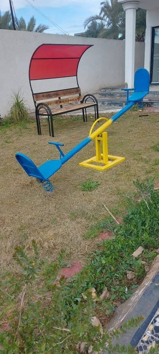 متابعينا الاعزاء
يسرنا ان نقدم لكم كل ماهو جديد في عالم الحديد
تجهيز كافة المزارع والشاليهات ورياض الاطفال والحدائق العامه ودوائر الدوله بكافة الألعاب 
مراجيح ....فرارات ...جلسات...شوايات...ميزان ...ديلاب هواء...جملونات .....كرفانات...وكافة الاعمال
الاعمال الحديديه 
ماعليك سوى الاتصال على الرقم ***********
بأدارة الاستاذ ماهر ابو محمد
بغداد الشعب منطقة السريدات على الشارع العام
