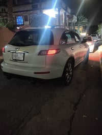 نيسان انفنتي FX35 V6 3500 موديل 2008المرغوب اللون ابيض خليجيه  رقم بغد...
