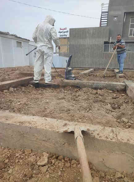 جزء من أعمالنا 
في بابل بتلو بسسب نوع التراب 
تبين به مستعمرات للحشره 
تمت المكافحه بكادرنا المميز 
وبافضل المبيدات الحشرية الفيروسيه 
للطلب والاستفسار يرجى الاتصال بنا 
***********
***********
ابوحوراء @
