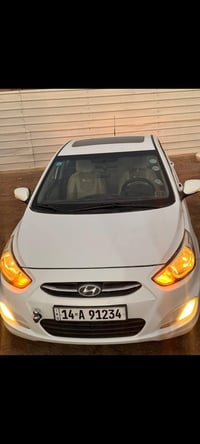 اكسنت موديل 16 بأسمي سيارة جاهزة للاخير كير محرك حدادة بيها صبغ مشأر  ...