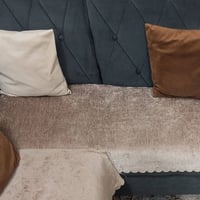 ✨ تخم عراقي  – حرف L ✨ 🛋️ القياس: 4 متر 🧵 القماش: قديفة ناعمة  💰 السعر...