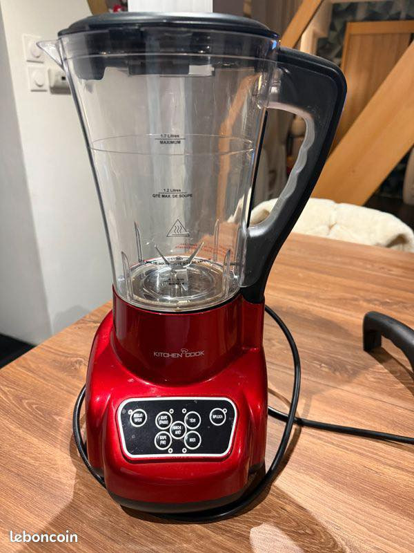 هذا خلاط كهربائي للعصائر وخصيصاً يسوي شوربه 🍜 يطبخها ويجرخها 
بي هيتر حراره يخلي الشوربه حاره والمي حار 
بثواني


**إذا كنت صاحب هذا الإعلان وتريد حذفه لأي سبب، رجاءا أرسل رسالة إلى الدعم الفني**