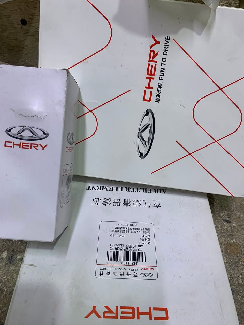 فلاتر شوته.  تبريد.  + كير  اريزو 5+6✔️
يتوفر جميع سيارت صيني   ✅ يوجد توصيل 🚚.


**إذا كنت صاحب هذا الإعلان وتريد حذفه لأي سبب، رجاءا أرسل رسالة إلى الدعم الفني**