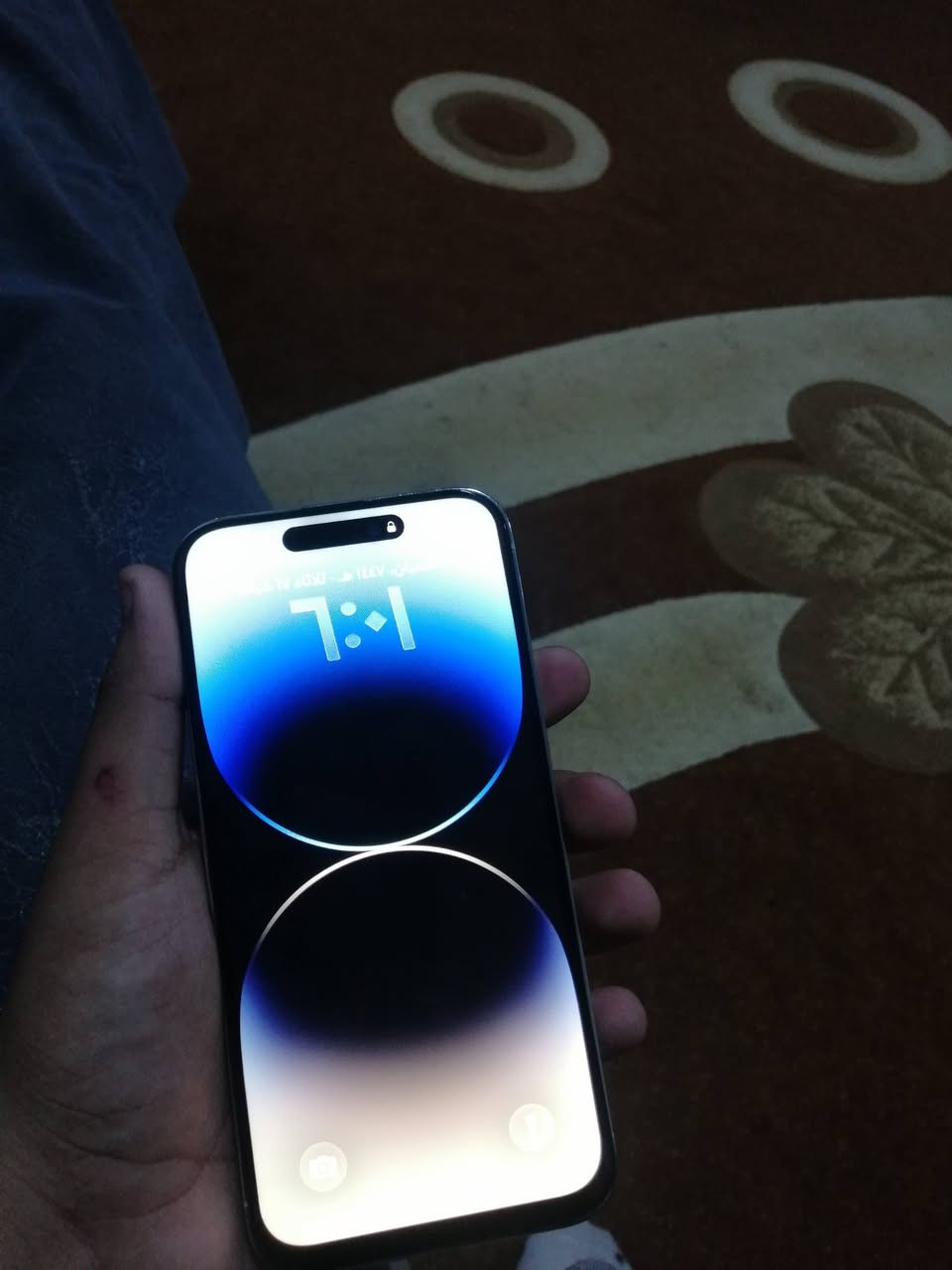 السلام عليكم ايفون 14 برو ماكس للبيع مبدل بس شاشه ولباقي كفاله بطاريه ٨٤  ذاكره ٢٥٦ سعر ٦٥٠ وبي مجال للتواصل ***********
