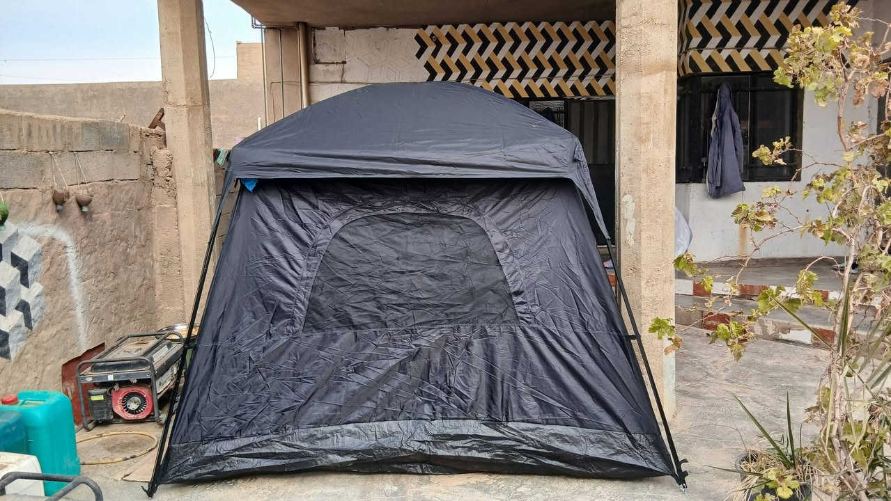 السلام عليكم
يوجد خيم انواع واحجام
خيمة الطول 3.8
والعرض 2.5
السعر 100 الف الاتصال على الرقم *********** او ***********
