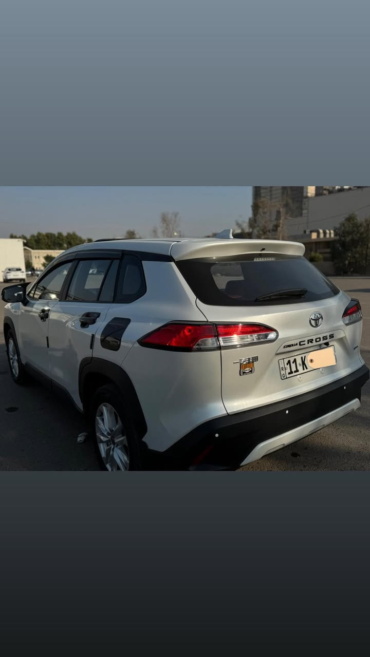 السلام عليكم
كورلا كروس هايبرد 2025
فوول مواصفات 
كشنات جلد لونين 
كشن امامي كهرباء 
صندوك كهرباء 
حساس امامي خلفي 
رادار امامي 
4 كاميرات 
داش كام 
3 انظمة قيادة 
تحكم ستيرن 
اضافة كاربون فايبر للداخل + سستم كامل مطريات وكڤرات 
الممشى 3000 كم 
كفالة عااامة من الصبغ والبارد والرصعة والخدش جديدة بمعنى الكلمة 
العنوان / بغداد - العامرية 
***********
