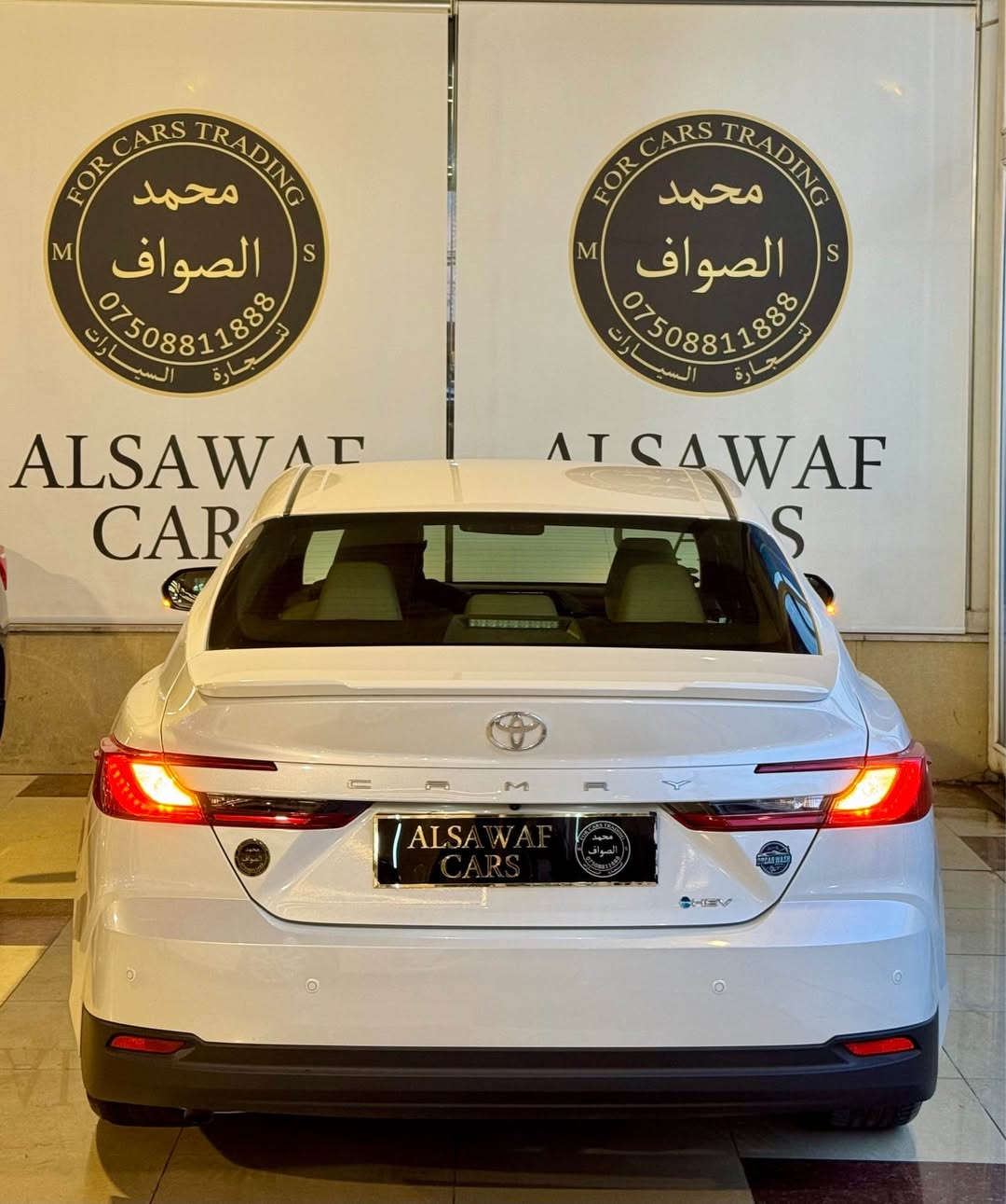 النوع : تويوتا 
الفئه : كامري 
سنة الصنع : 2025
المحرك : 2500 cc
الموصفات: GLE بدون فتحة
ناقل الحركة : AUTOMATIC
نوع الوقود : بنزين + هايبرد
الحالة : مستعمل يشبه الجديد 
عدّد  الكيلومترات  : 26 الف كيلو فقط 
العنوان : اربيل مدينة المعارض 
للأستفسار يسعدنا تواصلكم معنا على 
الأرقام التالية
***********
*********** أربيل, العراق
