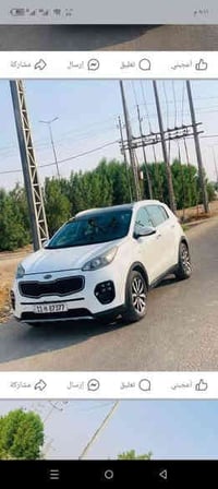 سبورتج امريكيه فول مواصفات بيض رقم بغداد الجديده بسمي لبيع فقط السياره...