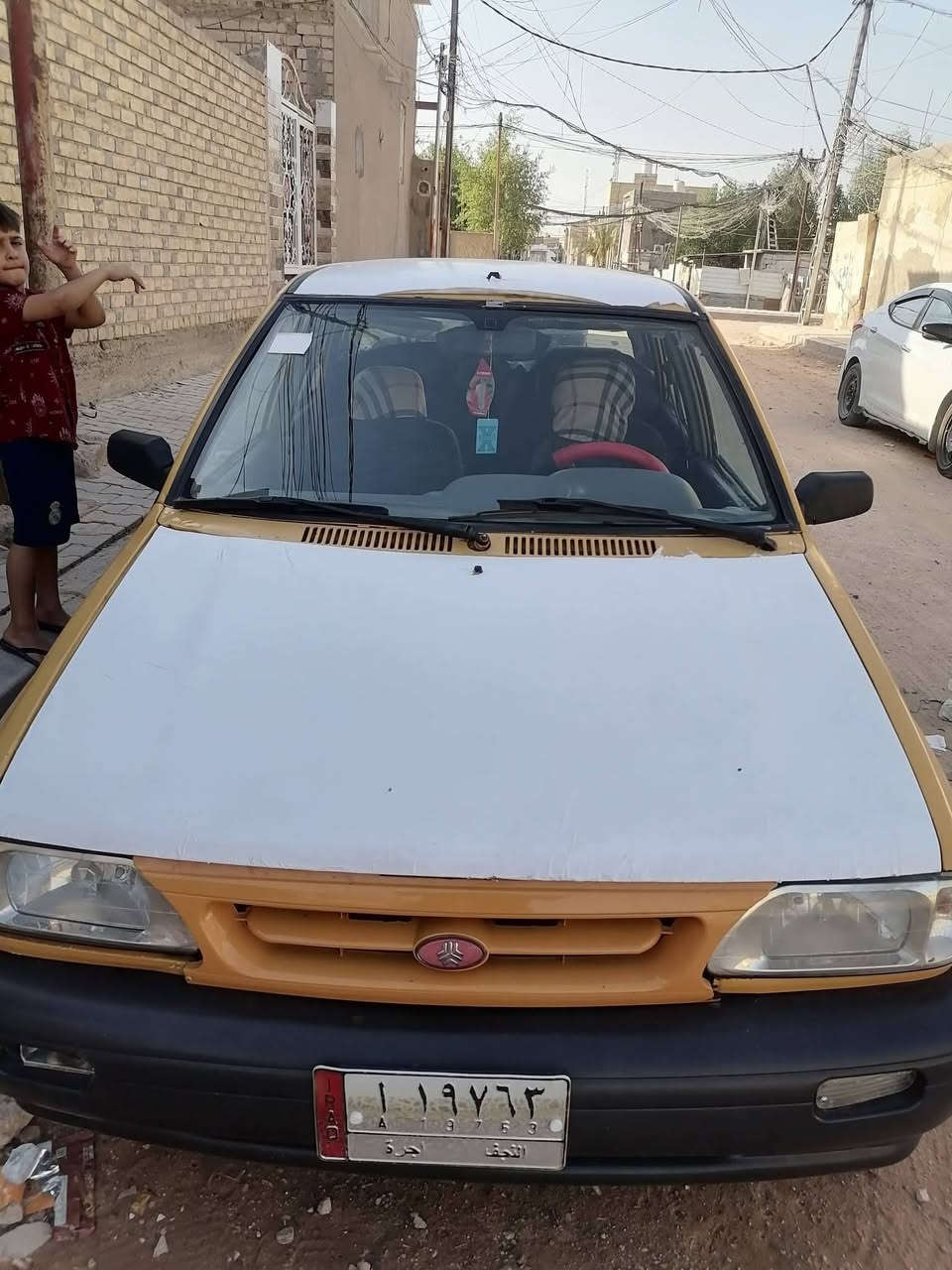 سايبه موديل  2012  بيها خيط بخار حداديه 90بل ميه بدون راعي مراوس فقط المكان نجف ***********
