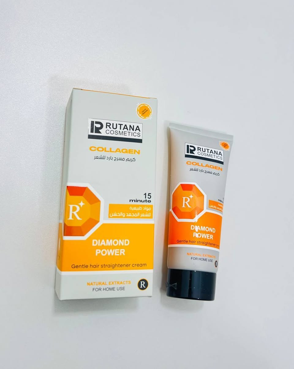 ✨ كريمات تسريح  الشعر الباردة – روتانا كوزمتكس ✨💎
من مجموعة دايموند باور – Diamond Power 🎀 بدون كاوية .. بدون أضرار .. معالجة باردة 
💆🏻‍♀️ للاستخدام المنزلي وبـ 15 دقيقة بس!
1- كريم التسريح بالكولاجين (Collagen):
مخصص للشعر المجعّد والخشن 🌀
يعطي تنعيم فوري ولمعان يسهّل التسريح 👩🏻‍🦱💞
2- كريم التسريح بالبروتين (Protein):
مخصص للشعر التالف والمتضرر 🔥
يرجع للشعر حيويته ويغذيه بعمق ويخليه ناعم وحريري 🪄💆🏻‍♀️
🌿 يحتويان على مستخلصات طبيعية تغذي الشعر وتحافظ على صحته.


**إذا كنت صاحب هذا الإعلان وتريد حذفه لأي سبب، رجاءا أرسل رسالة إلى الدعم الفني**