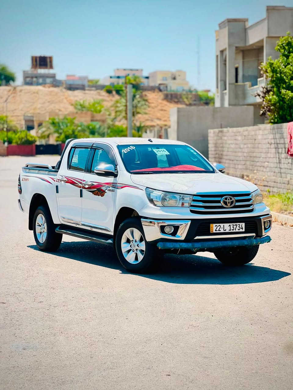 فور ويل 2016 سيد نهرو
رقم أربيل تحويل مباشر 
ماشي 180 الف 
مكان الشرقاط 
يرهم مرواس مع كورلا أو كامري
***********
