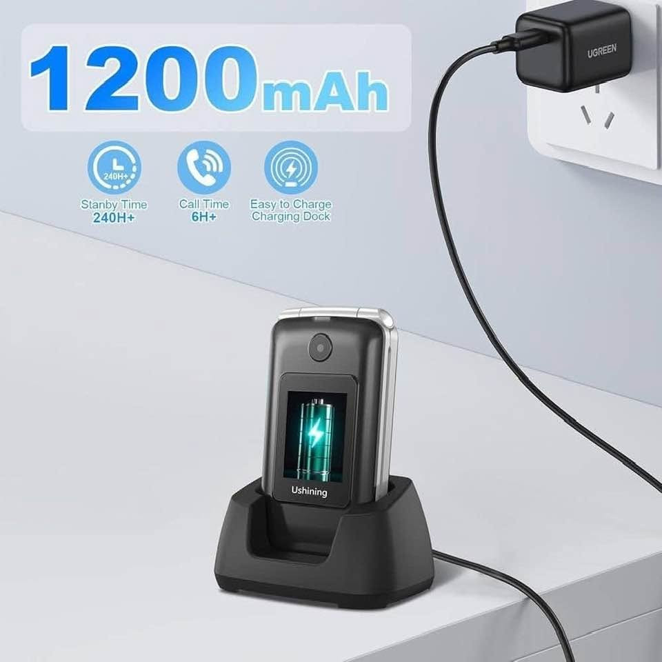"" هاتف ushining t3105-4G
نظام الطوارى (تخلي 5 ارقام)
راديو-بلوتوث -كاميرا-لايت-دبل سيم-منبة-حاسبة-نظام الاتصال السريع -شاشة كبيرة-احرف كيبورد كبيرة
‎شاحنة قاعدة ولاسكلي وميموري خارجي 2كيكا ودبل سيم


**إذا كنت صاحب هذا الإعلان وتريد حذفه لأي سبب، رجاءا أرسل رسالة إلى الدعم الفني**