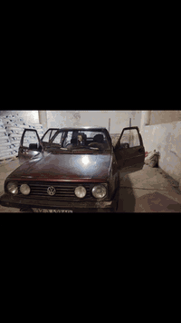 سيارة گولف موديل 1991  محرك شرط و شرط التحويل  رقم المحرك 08  5 گير و ...