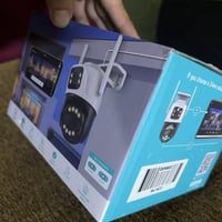 كامرات مراقبه عدد 2  وحده طاقه شمسيه سعر 30 وحده شاحنه بدون طاقه شمسيه...