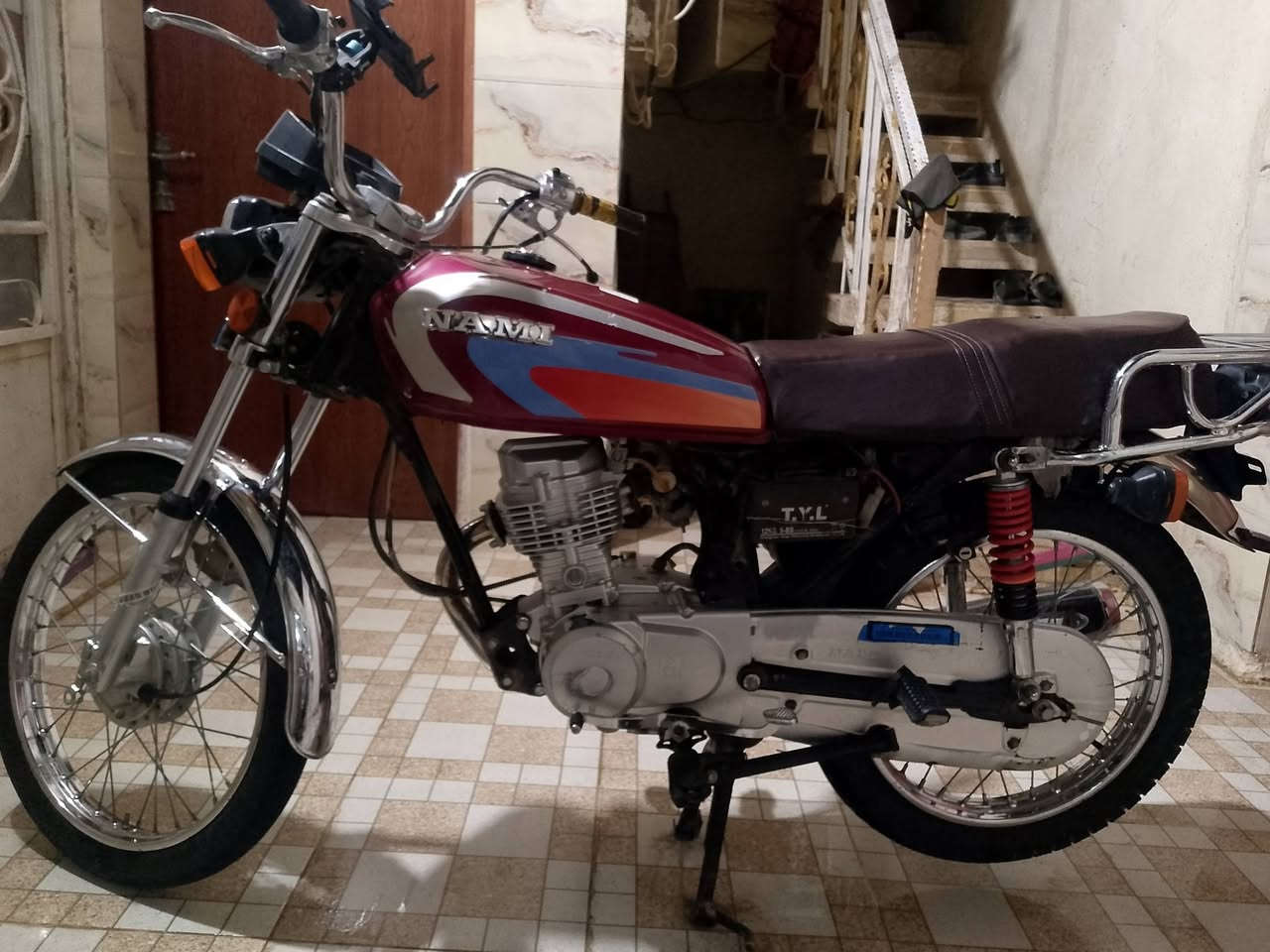 نامه شلامجه اصلي موديل 23اوراق اصولي وكيله نوار الباشا دراجه مكفوله مكينه وشاصي بيه بس دشبول وماصده ذني عليه 
مكاني ديوانيه حي الوحده 
الرقم : ***********
السعر : مليون و300 قفل والنقوصات عليه☝🏻
