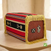 متوفر مسند عربي مصنوعة من خشب صلب وقماش بدوي 📝 📐 القياسات: الطول 60 سم...
