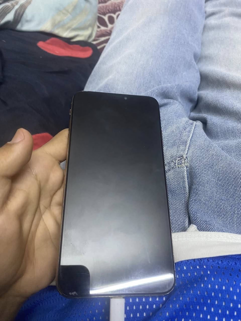 سلام عليكم ايفون اكس ماكس نضيف بمعنى الكلمه ذاكره 256 جهاز مبدل شاشه وضهر وبيهن فطر صغيروني بطاريه 73 السعر 140      ***********
