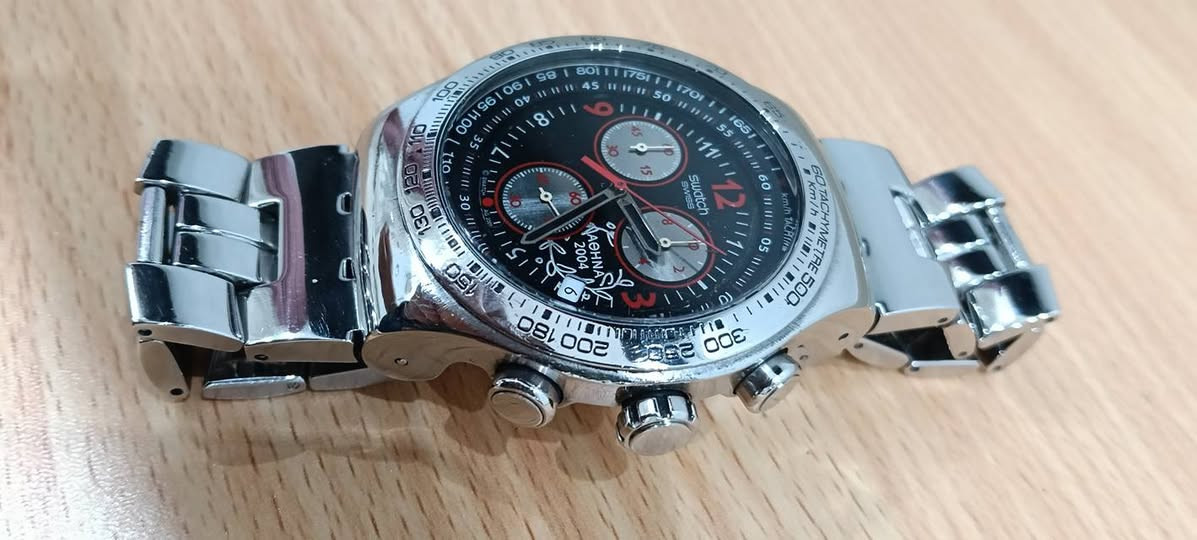 For sale Swatch Irony Diaphane Chrono Stivos 2004 made in swiss for size 47 m 
بيع ساعه سواتش اوريجينال سويسري فرنك مقاس ٤٧ ملي استعمال بحاله الفبريكا اوستيك اوريجينال كامل عدد ١٠ عوقل الساعه تعمل بكفاءة عالية ولا يوجد بها اي صيانه للتواصل عبر الماسينجر او الاتصال على الموبيل ٠١٠٦٧٤٩٦٢٨٢


**إذا كنت صاحب هذا الإعلان وتريد حذفه لأي سبب، رجاءا أرسل رسالة إلى الدعم الفني**