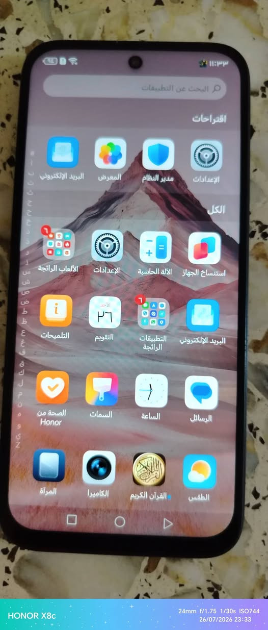 هونر X6c  ذاكرة 256 اخو الجديد ملحقات كاملة 175 الف مدينة الصدر حي طارق ***********
