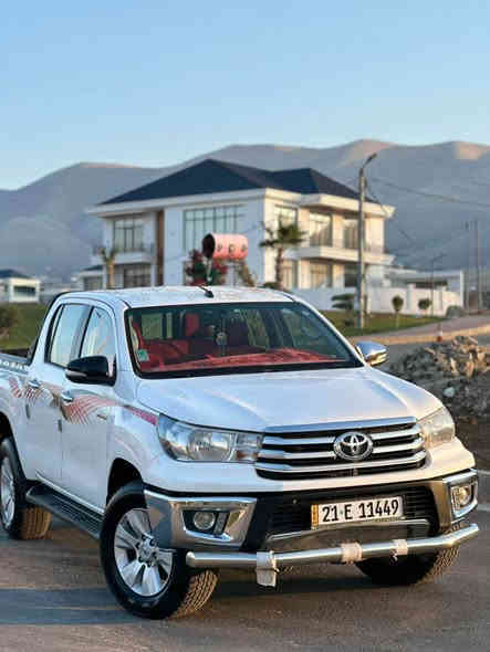 تویتا ھایلوکس مودیل 2016
168ھه زارروشتووه 
سه نه وی تاکوتایی 2026تازہ یه به ناوی خومانه وه یه گیرومه کینه ی به شه رت نه کراوه ته وه 4تایه ی تازه ی له ژیره
بۆیاخ و ساردی نیه به شه رت ٢ دەستە زورتازه وجوان ماوه ته وه
نرخی 248گه لاومه جالیکی که م
*********** السليمانية
