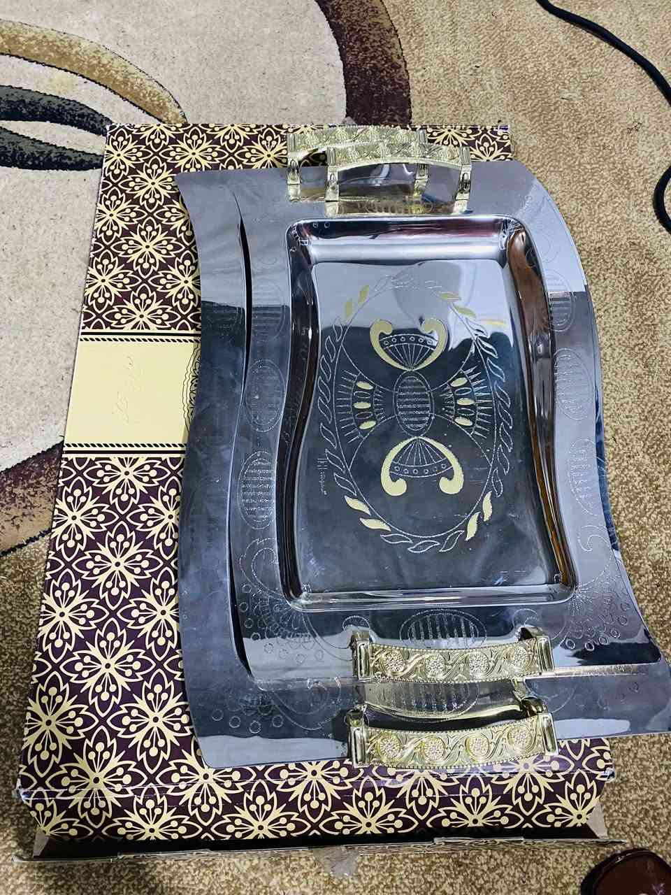 قيم وأخذ 
جدد مامستعملات 
3 سيتات اماعين تقديم 
وصواني 2 
شراي خاص


**إذا كنت صاحب هذا الإعلان وتريد حذفه لأي سبب، رجاءا أرسل رسالة إلى الدعم الفني**