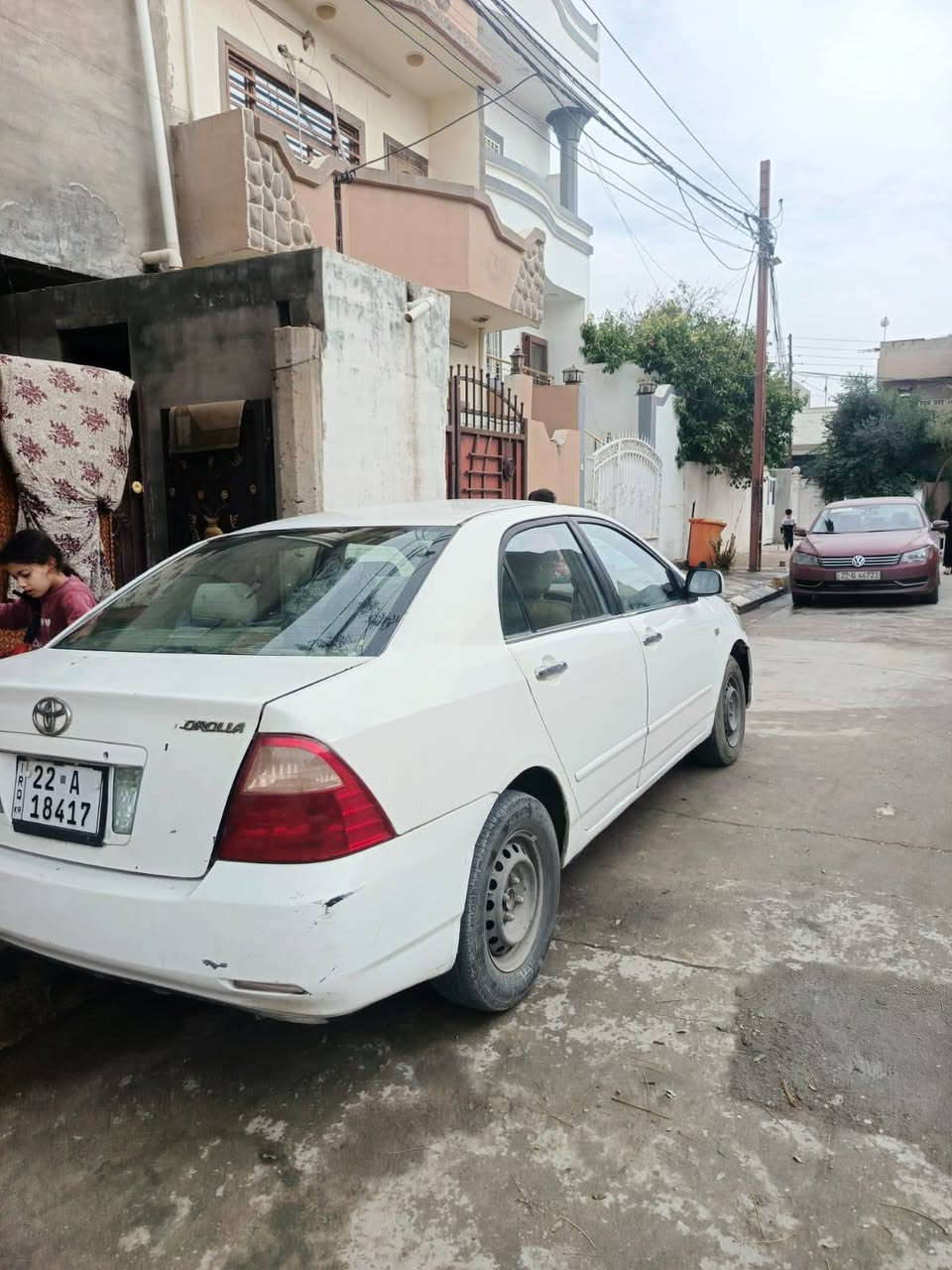 كورلا 2007
محرك 18
سياره جاهزه 
تدفئه وتبريد 
السنويه ب اسمي مو ساقطه 
صبغ عام 
السياره مجفيه عله صفحه 
سعر 72
العنوان /كركوك 
رقم التواصل /***********
