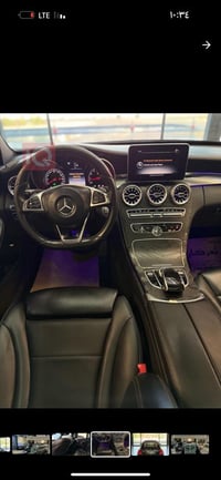 c300 موديل ٢٠١٧ للبيع وارد امريكي حادثه سرقة لايت الايمن  وبيه جاملغ  ...