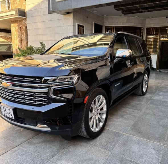 تاهو 2023 بريمير فول مواصفات (خـليـجـي)
‏‎ لون اسود وكالة المنصور بعدها بالضمان ماشيه 34 الف كيلو
مغلفه PPF بالكامل مكفوله من كلشي بيها فقط رصعتين بالجاملغ الخلفي

مواصفات:
‏‎داتا شو 
‏‎رادار جانبي Blind Spot
‏‎رادار امامي مانع تصادم 
‏‎رادار خلفي مانع تصادم
‏‎خمس كامرات 
‏‎كشنات تبريد تدفئه خزن وكهرباء 
‏‎كشن رجاج تحذير 
‏‎جنطه كهرباء 
‏‎شاشات خلفيه 
‏‎ستيرن كهرباء 
‏‎بانوراما
‏‎كيجات شاشة الكتروني 
‏‎دوسات كهرباء  
‏‎فور ويل 
‏‎جكات
‏‎شاحن واير ليس
ثلاجه
رقم بغداد جديد
‏‎محرك ٨ سلندر ٥٣٠٠
‏‎كير ١٠ نمر 

‏‎مكفوله بشرط الفحص حتى الدعاميات
‏‎بدون تبديل بدون صبغ بدون رمل  
‏‎
‏‎مكان السياره بغداد شارع فلسطين
السعر 59,500 دولار
رقم الهاتف للتواصل  ***********
